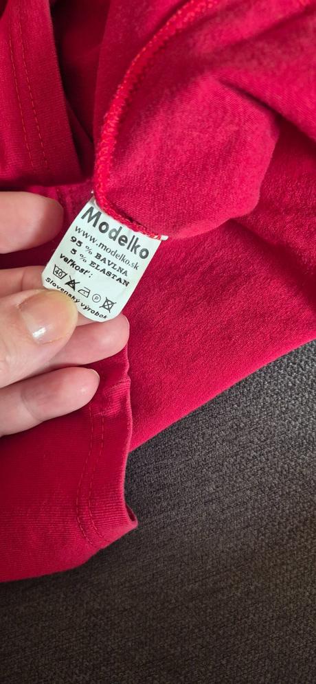 Bavlneny natelnik 122/128, modelko,122