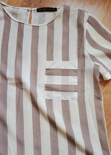 Pruhovaná blúzka zara, zara,xl