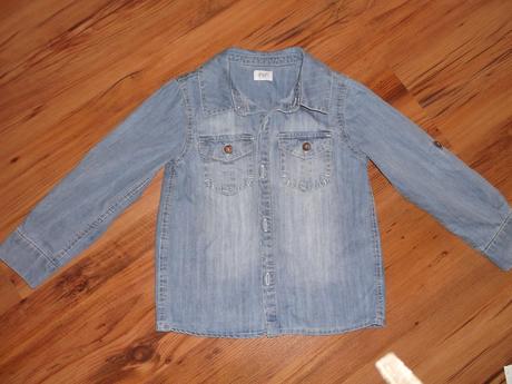 Chlapčenská rifľová košeľa, f&f,98