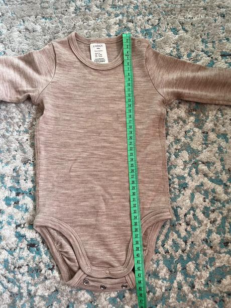 Rastúce merino body s dlhým rukávom, lindex,74