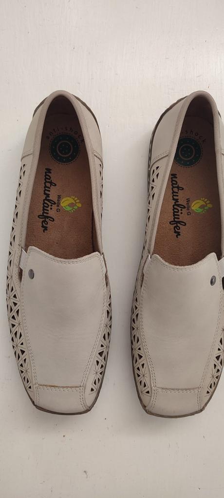 Dámske kožené letné topánky naturläufer 40/41, 40