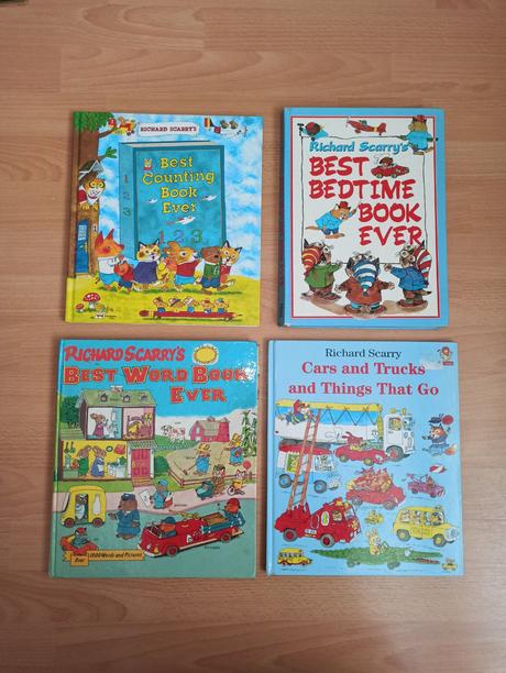 Richard scarry - vyber knih v tvrdych doskach, 