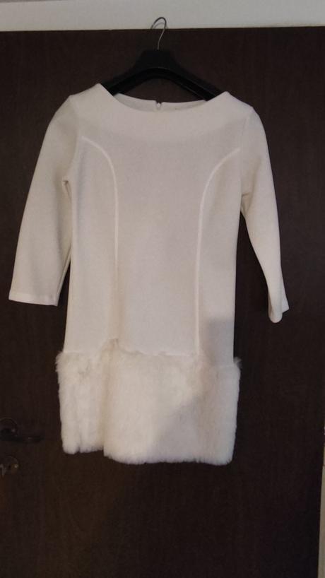 Šaty s kožušinkou, m