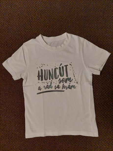 Tričko s nápisom, 110