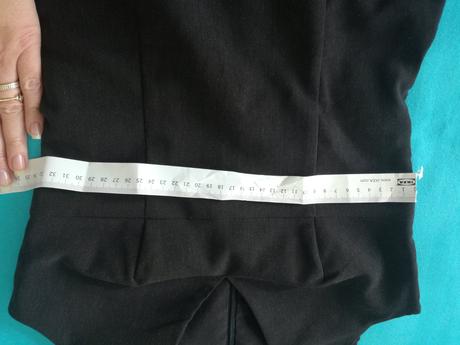 Mini cierne saty, xs