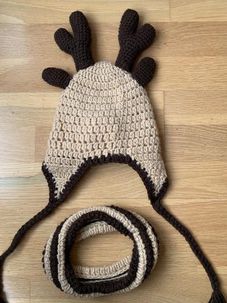 Hačkovaná čiapka sob - handmade, 86