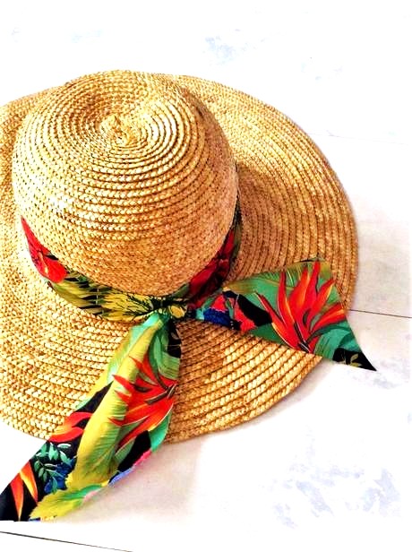 Luxusný slamený klobúk, l