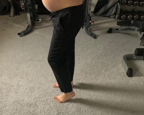 Zara tehotenské lanové nohavice, zara,m