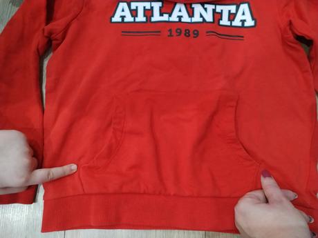 Červená mikina sinsay, v. 134, sinsay,134