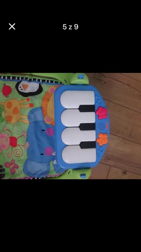 Hracia deka s klavírom zn.fisher price, 