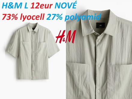 Košeľa hm béžová, h&m,l