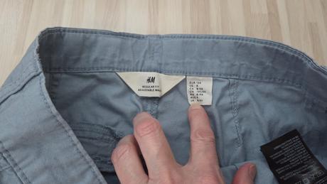 Kratasy bavl. - top stav, h&m,134