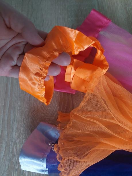 Dúhavá tylová sukňa univerzálna 104/110-134/140,