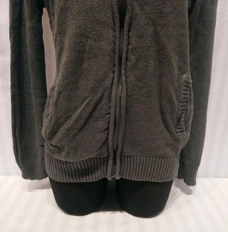 Dámsky tmavo sivý sveter, cedar wood state, m