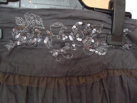 Suknička s  volánom a  flitrami next, next,110