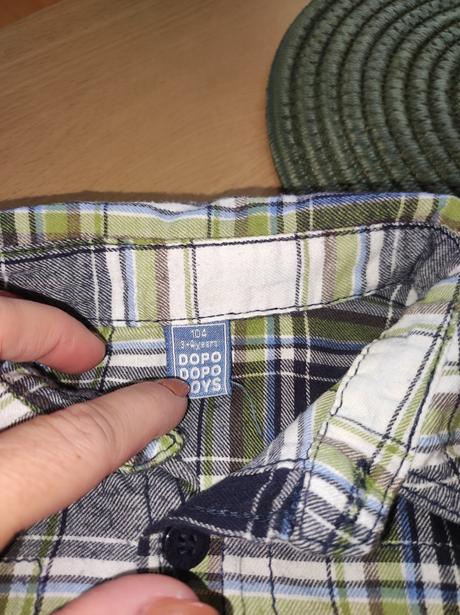 Košeľa s dlhým rukávom pre chlapčeka 104, dopodopo,104