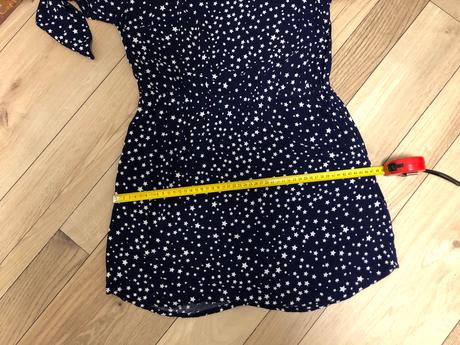 Tmavomodré šaty s hviezdičkami, h&m,38