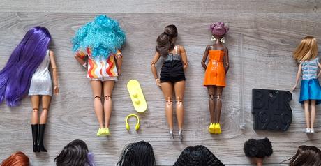 Nehrané bábiky barbie mattel extra,černošky,ohybné,