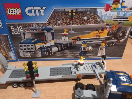 Lego city 60151 ťahač a formula, 