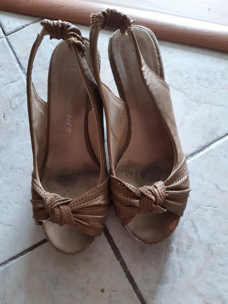 Hnedé sandale, 36