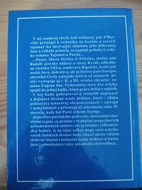 Knihy tajomstvá paríža 1 a 2, 