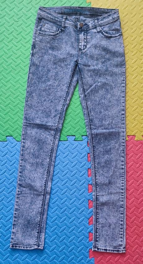 Rifle elastické top stav, denim co,36