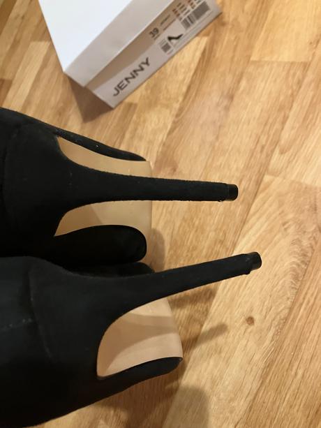 Dámske čierne klasické lodičky jenny fairy, 39