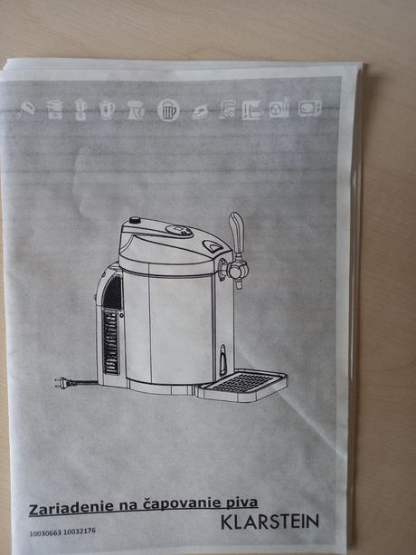 Stroj na čapovanie piva klarstein, 5l,