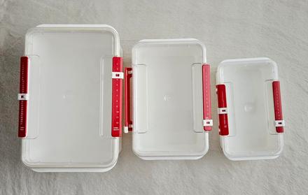 Praktická súprava 3 dóz na potraviny s viečkom 3ks,