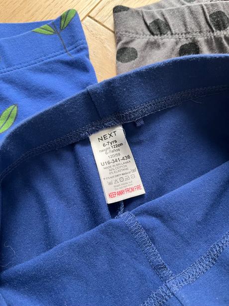 Modré a šedé legíny, next,110