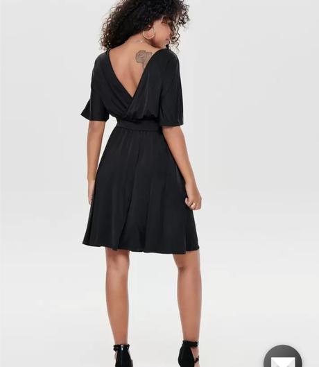 Šaty s prekladaným výstrihom l, only,l