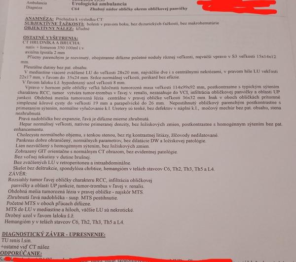 Je rakovina obličky liečiteľná?