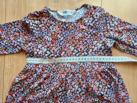 Kvietkované šaty, h&m,110