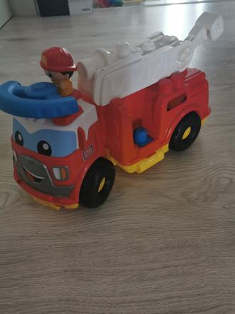 Hasičské auto s megablocks, 