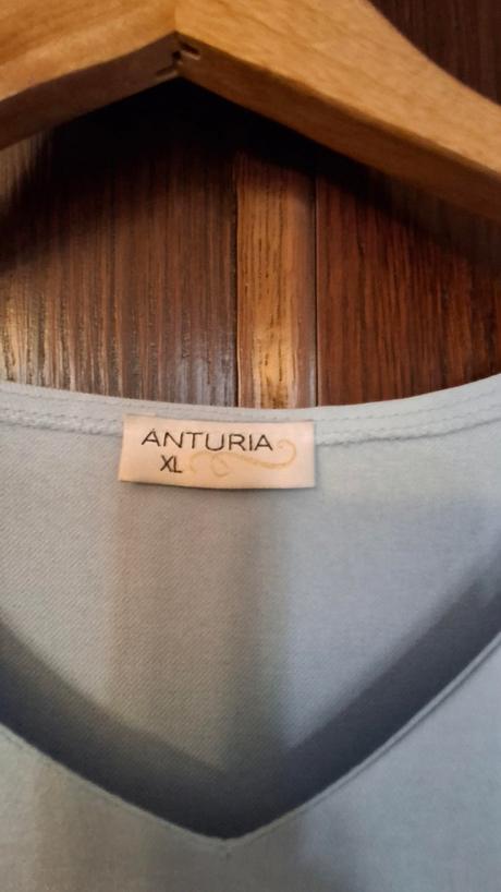 Bledomodrý top xl anturia, xl