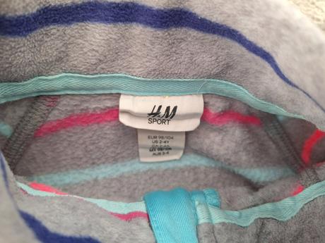 Flisova mikina 104, h&m,104