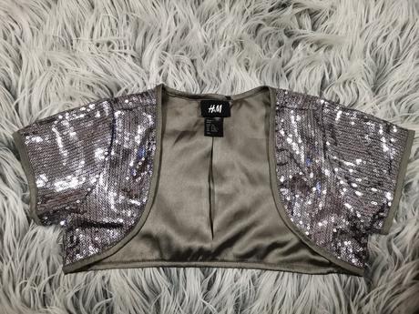 Flitrované bolerko, h&m,122