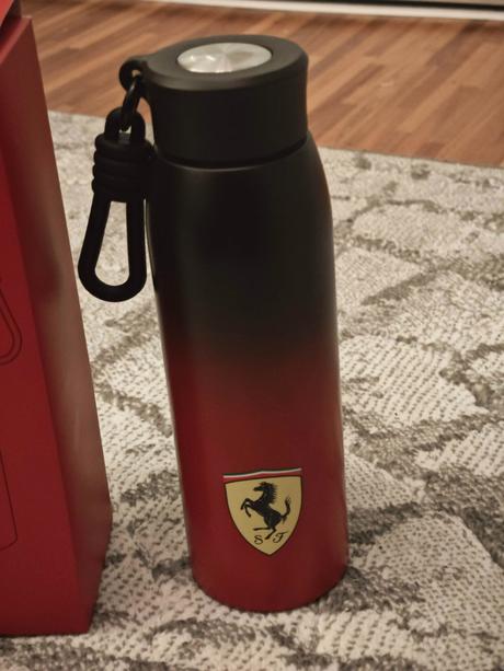 Originál nerezová fľaša ferrari shell,