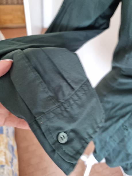 Fľaškovozelená elastická blúzka 38, amisu,38