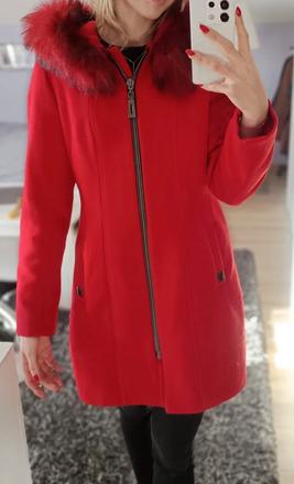 Luxusný vlnený kabát adrianno damianii, xl