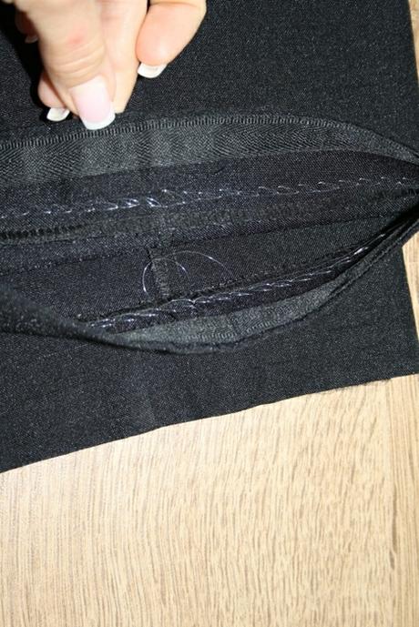 Cierne elagantne nohavice, 52