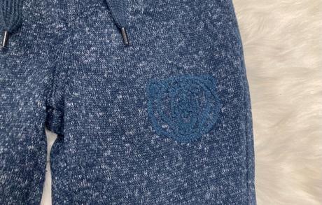 Tmavomodré melírované tepláky veľ. 98, dopodopo,98