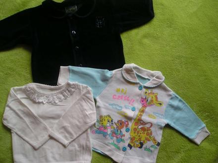 Bavlnené dojčenské kabátiky, 62