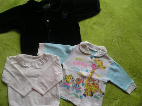 Bavlnené dojčenské kabátiky, 62