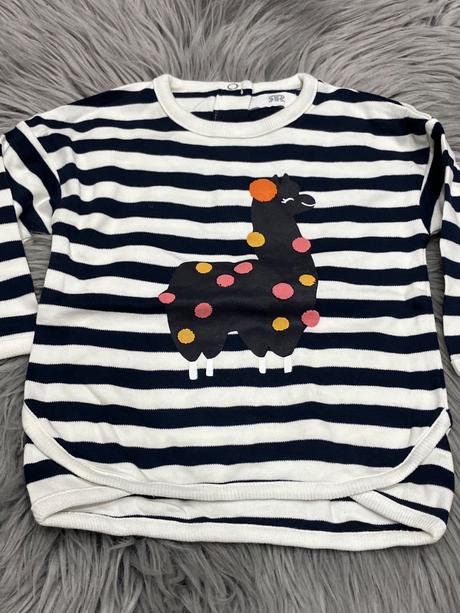 Dievčenská pásikavá mikina, 74