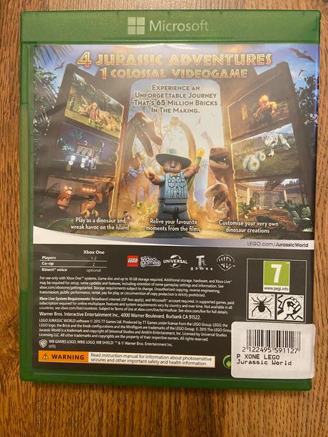 Lego jurský park na xbox one, 