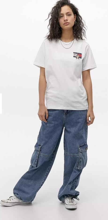 Tommy hilfiger stylove original moderne tricko s/m, tommy hilfiger,s