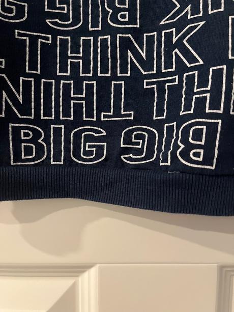 Tmavomodra mikina -think big-, pepco,86