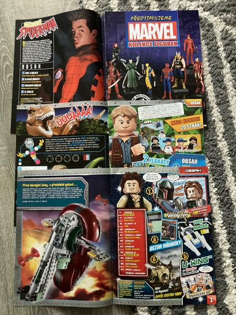 Lego star wars, lego jurassic world, marvel,