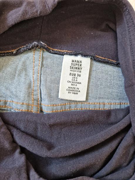 3x tehotenske slim rifle, h&m,s